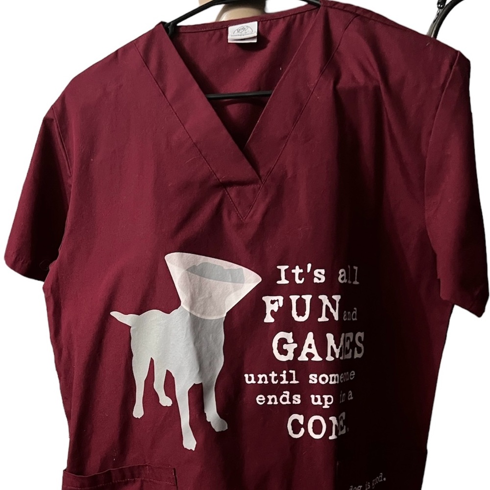 Medical Surgery Wine Color Uniform (M)